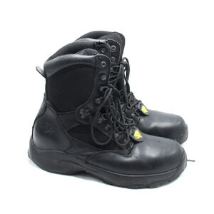 Herman Survivors Commander Military Boots Men’s Size 12 Black Leather Waterproof